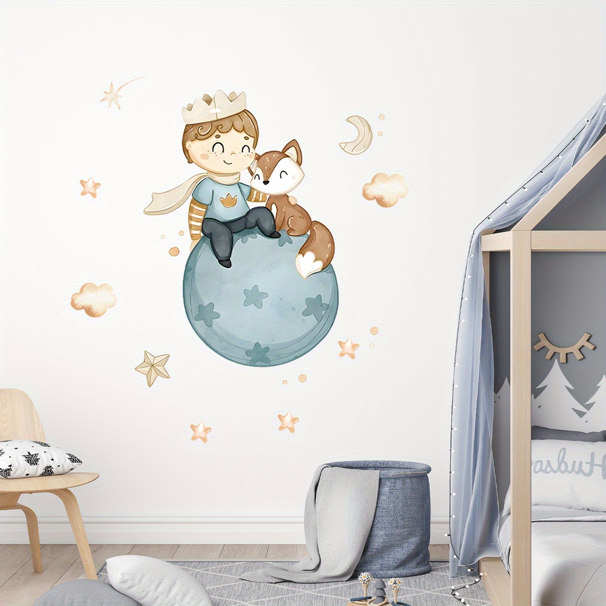 Home Cinema Room - Bonito dos desenhos animados príncipe raposa