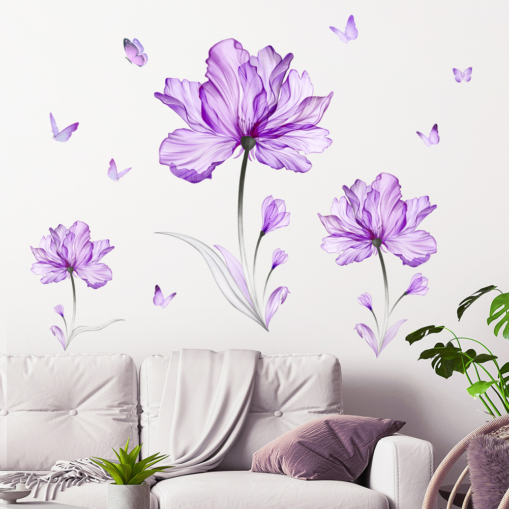 Home Cinema Wallpaper - Adesivo de parede com lindas flores