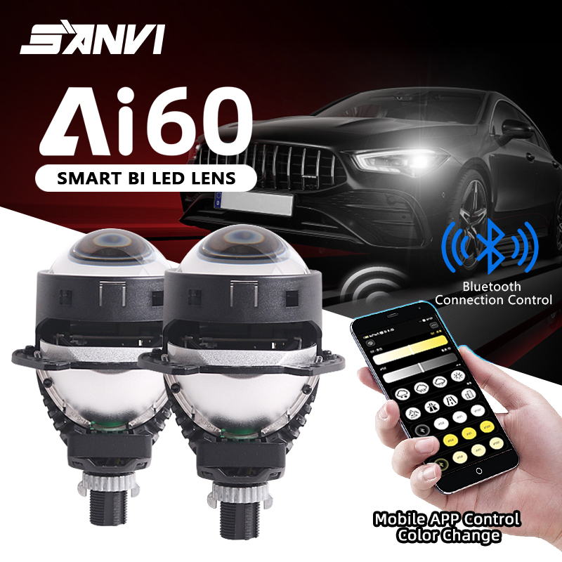 Projector Lamp Replacement - Novo sanvi ai60 carro bi led