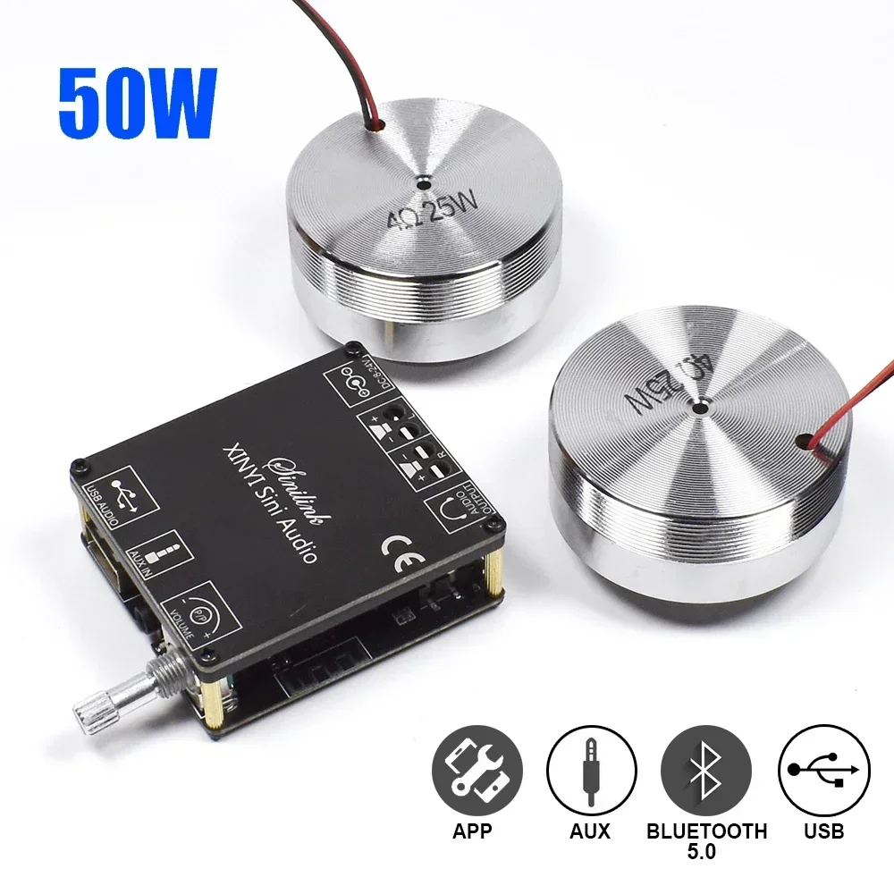 Home Cinema Choice - 2*25w portátil estéreo vibração alto-falante de