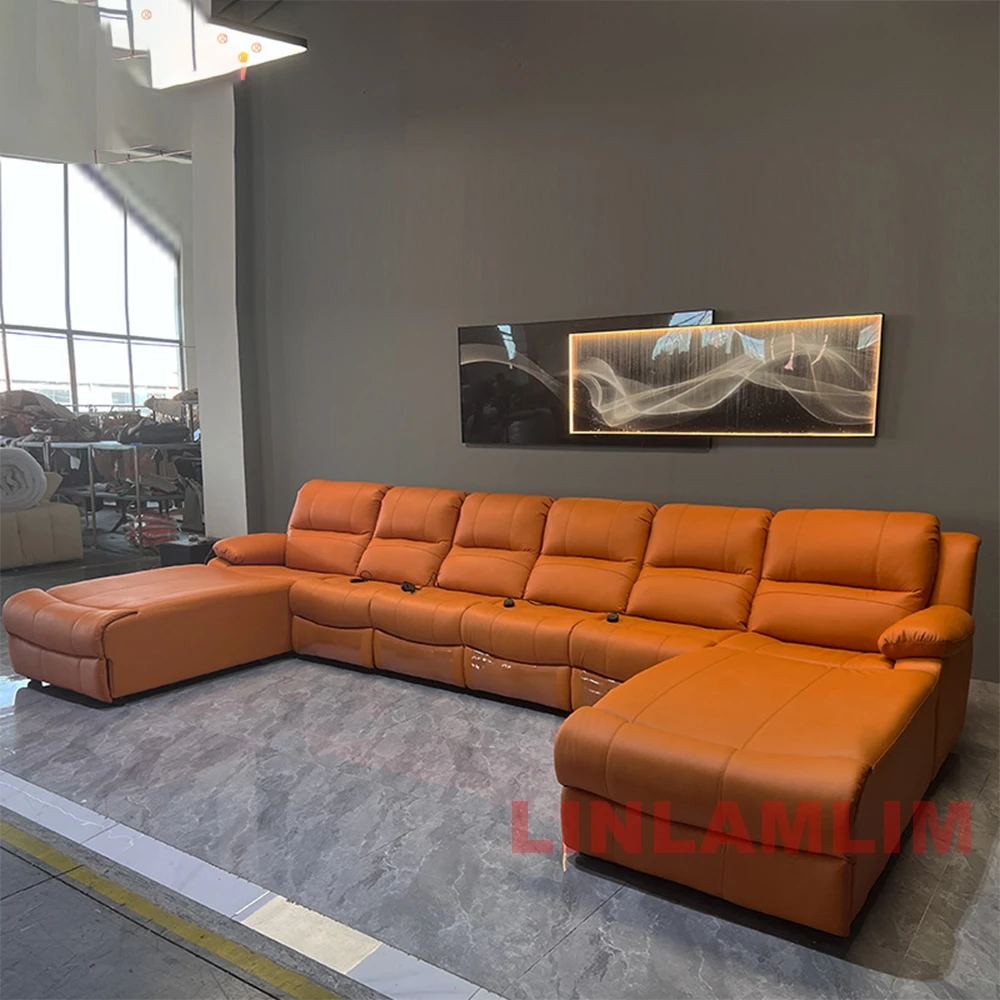 Sofá reclinável secional grand - Home Cinema Room avaliação e preço