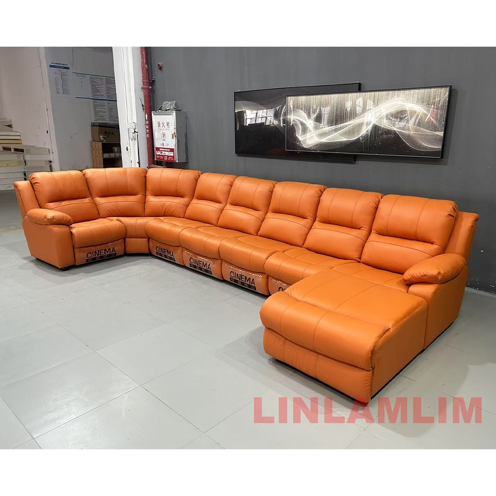 Sofá reclinável secional grand - Home Cinema Room avaliação e preço