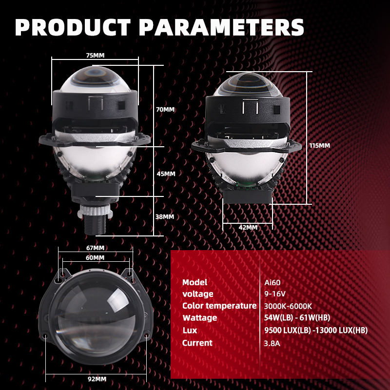 Novo sanvi ai60 carro bi led l - Projector Lamp Replacement avaliação e preço