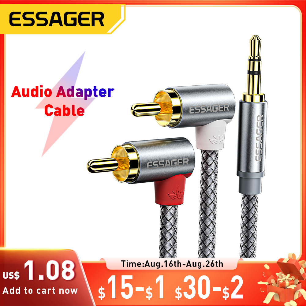 Essager 90 °   Ângulo rca cabo - Home Cinema Choice avaliação e preço