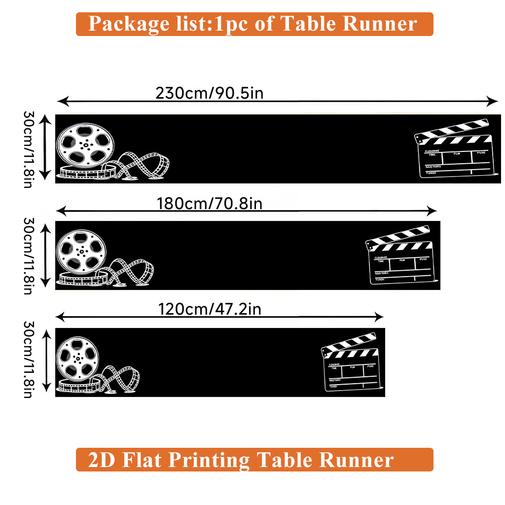 Caminho de Mesa com Estampa de - Home Cinema Restaurant avaliação e preço