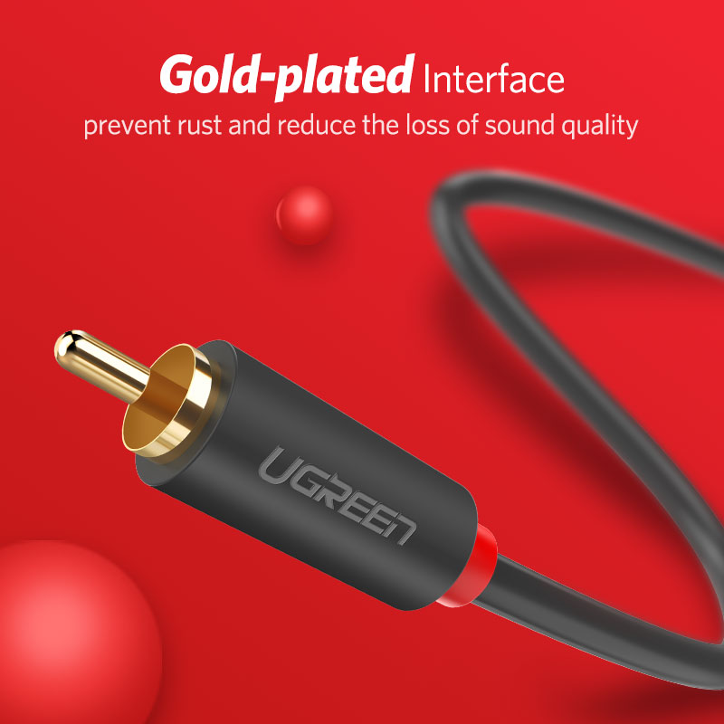 2RCA para 2 UGREEN RCA Macho p - Home Cinema Choice avaliação e preço