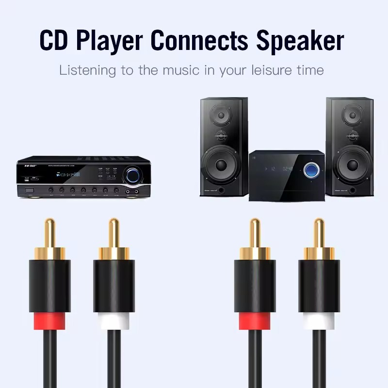 Cabo rca estéreo de alta fidel - Home Cinema Choice avaliação e preço