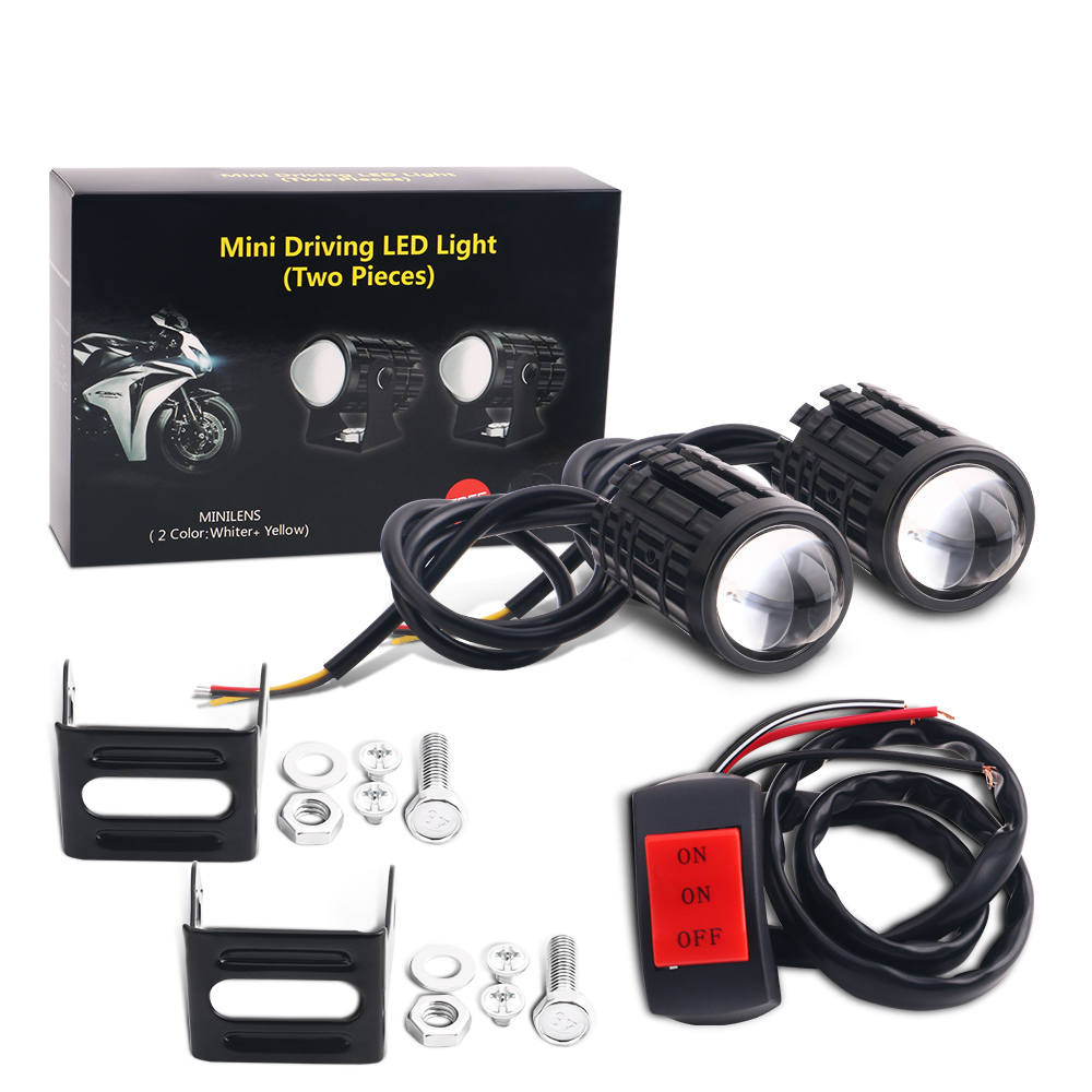 2 pçs universal motocicleta le - Projector Lamp Replacement avaliação e preço