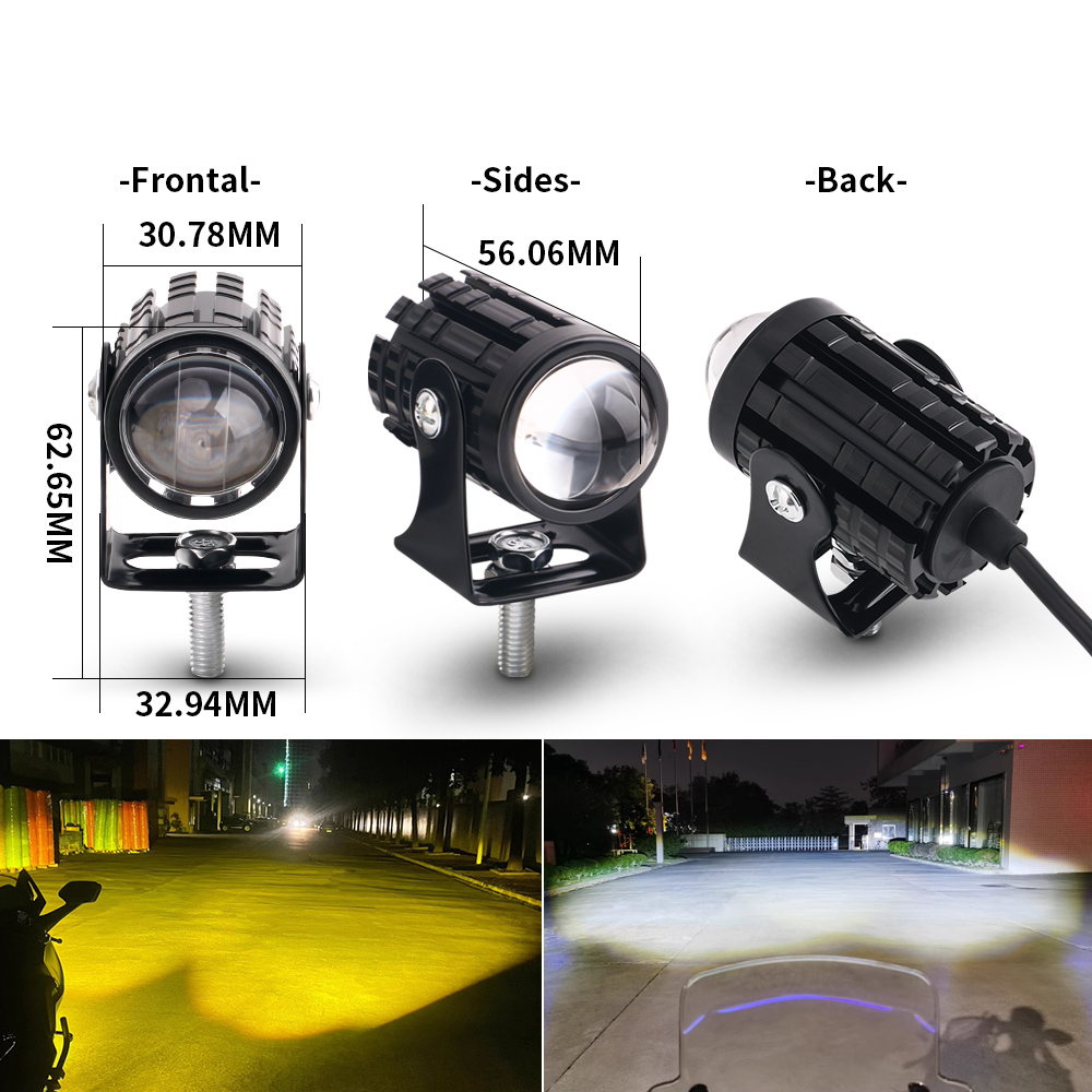 2 pçs universal motocicleta le - Projector Lamp Replacement avaliação e preço