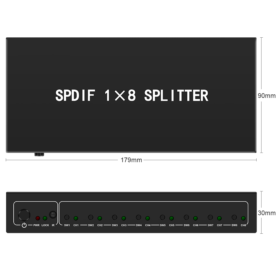Divisor de áudio óptico, 1 em  - Home Cinema Choice avaliação e preço