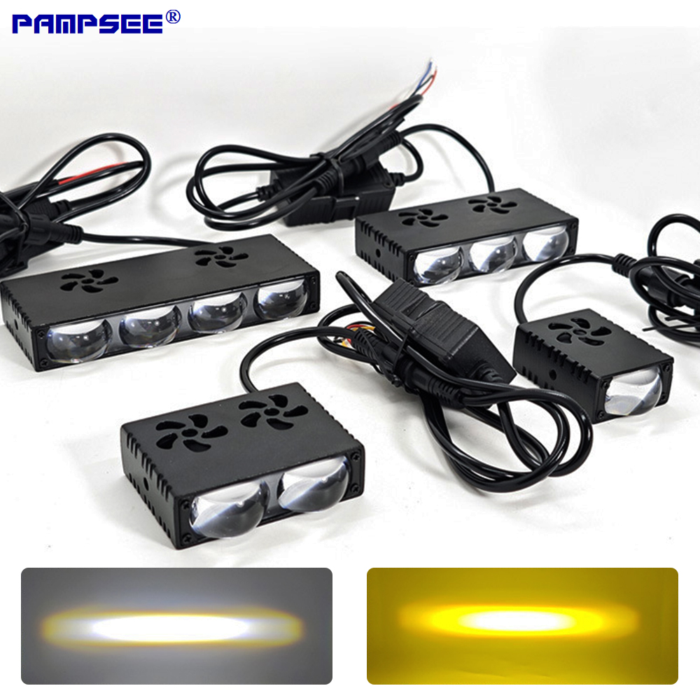 Grade de carro led farol luz t - Projector Lamp Replacement avaliação e preço