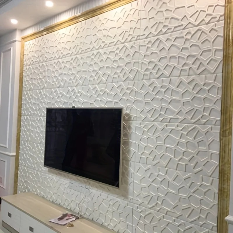5-20 pçs 35*35cm teto 3d casa  - Home Cinema Wallpaper avaliação e preço
