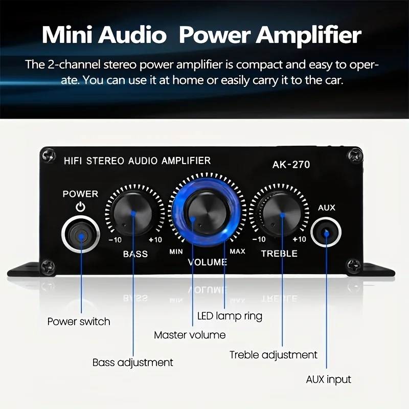 Amplificador de Potência Mini  - Home Cinema Choice avaliação e preço