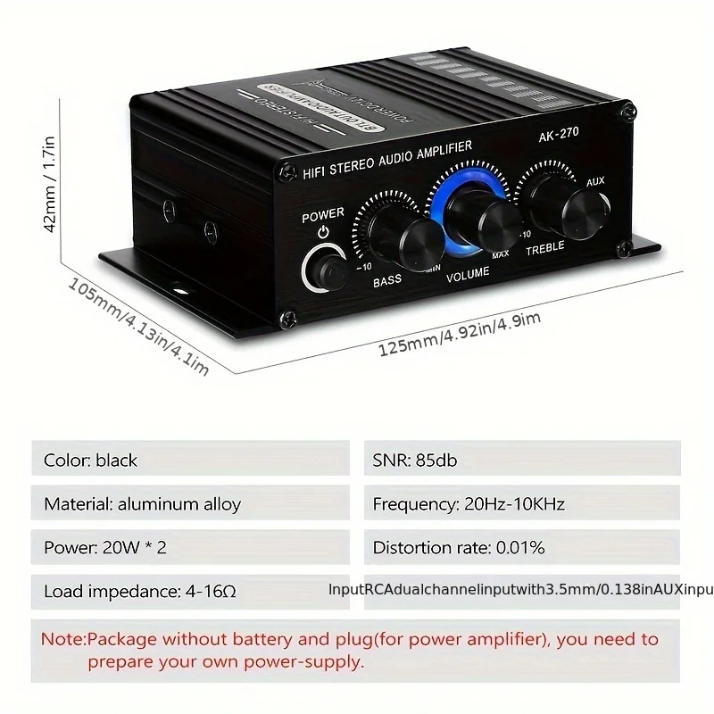Amplificador de Potência Mini  - Home Cinema Choice avaliação e preço