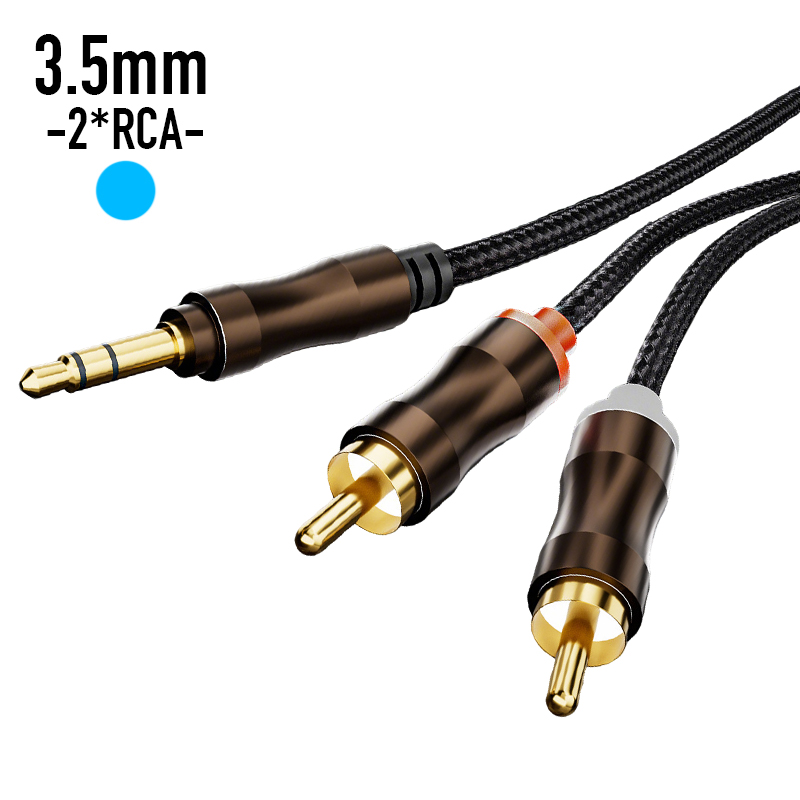 Cabo de Áudio Auxiliar RCA par - Home Cinema Choice avaliação e preço