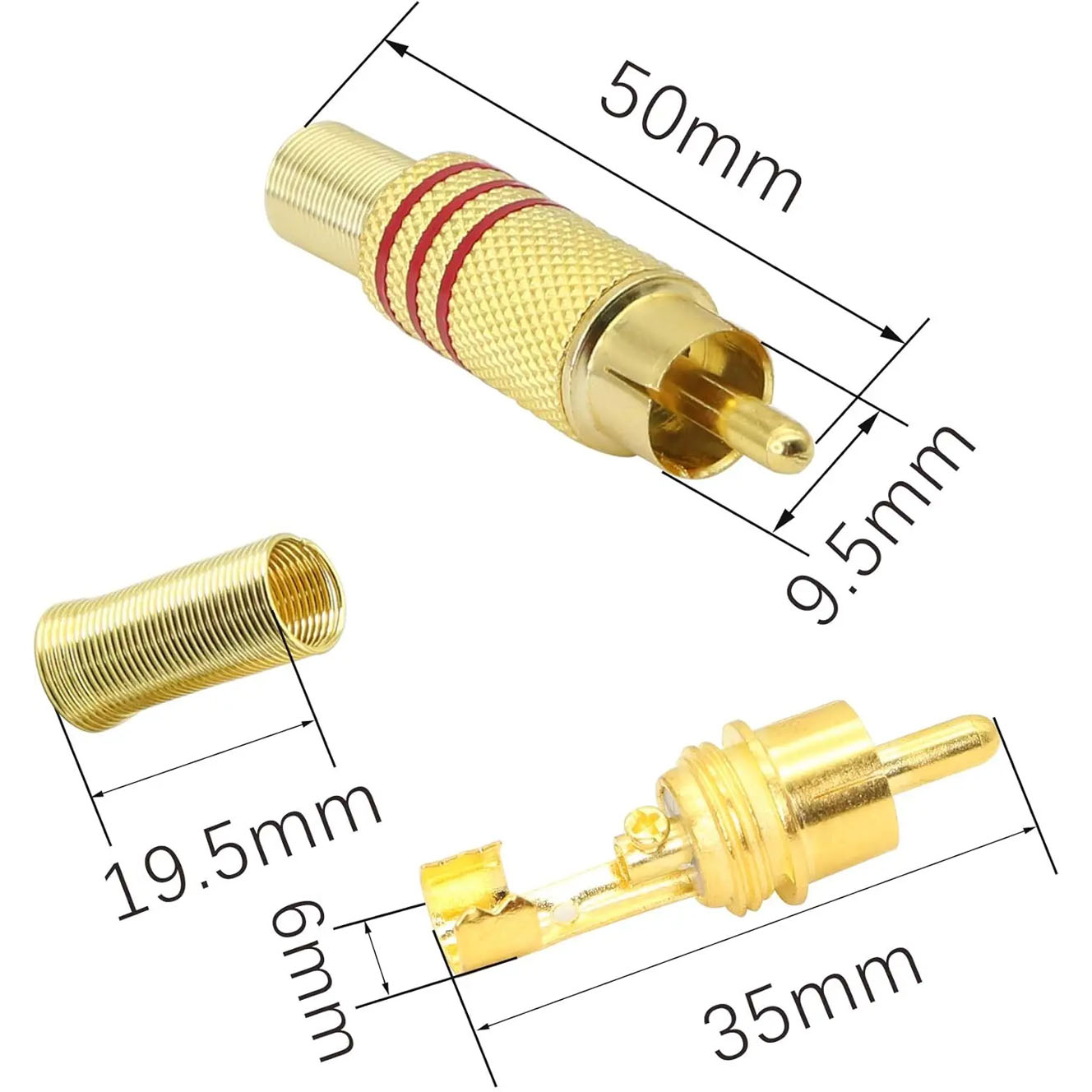 Conector de Áudio e Vídeo RCA  - Home Cinema Choice avaliação e preço