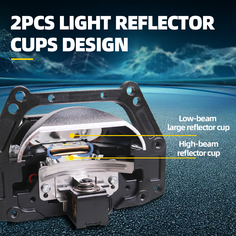 Sanvi carro lk8 bi led lente d - Projector Lamp Replacement avaliação e preço