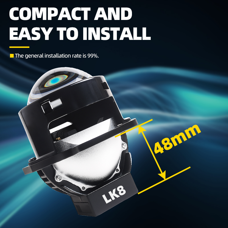 Sanvi carro lk8 bi led lente d - Projector Lamp Replacement avaliação e preço